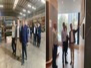 省林业局郑健副局长、晋江市陈希副市长一行莅临益家居展厅参观指导