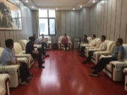 热烈欢迎广西百色市招商考察团莅临木都大仓参观考察