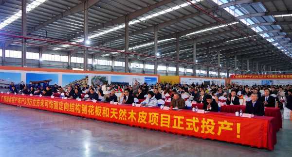 广西富产新材料科技集团投产仪式暨非常面子新品发布会盛大启幕