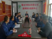 露水河公司领导到安全防火处调研指导春季森林防火工作