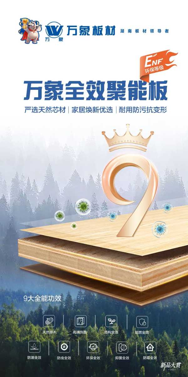 新品上市 | 当家居遇上【万象ENF级全效聚能板】，惊艳超乎想象！