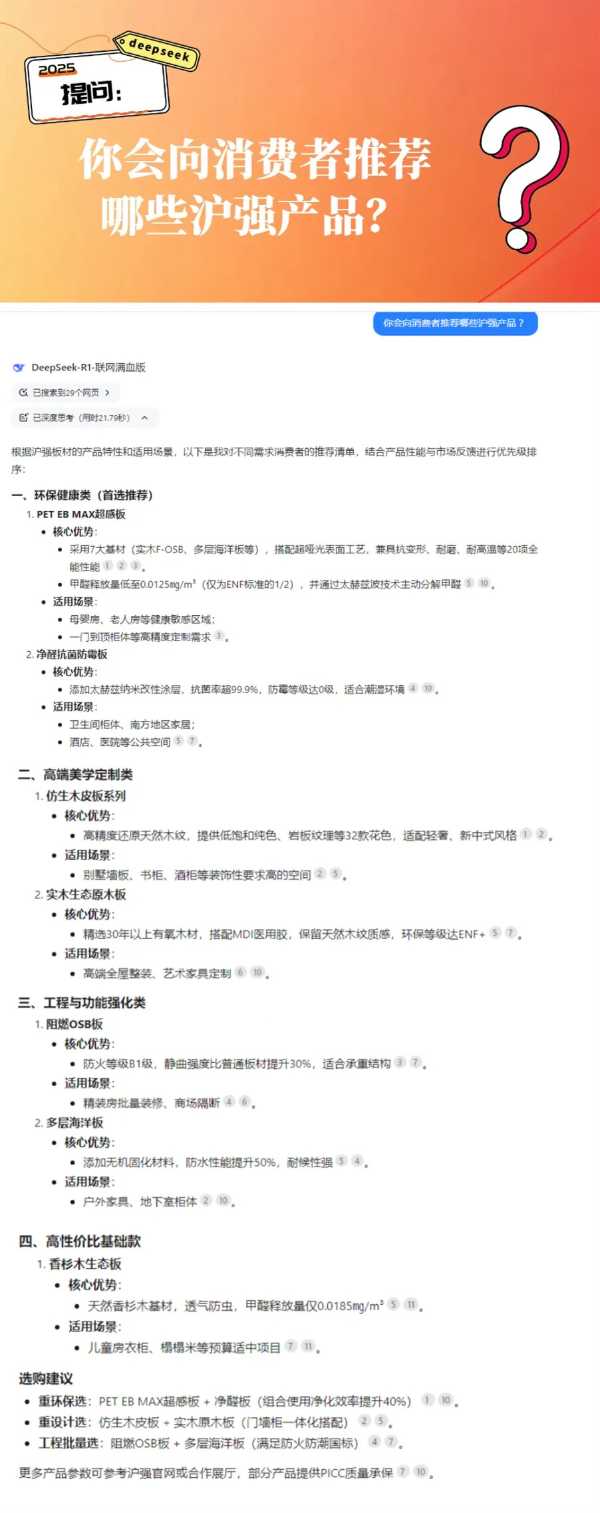 DeepSeek，你是懂沪强板材的潮流密码吗？