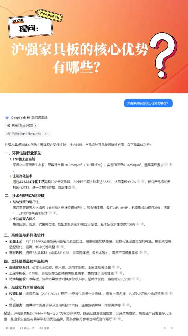 DeepSeek，你是懂沪强板材的潮流密码吗？