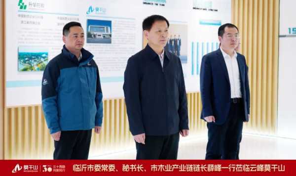 产业合作 共谋发展 | 临沂市委常委薛峰一行莅临云峰莫干山调研考察
