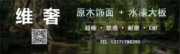 维奢原木饰面 · 水漆大板--全球市场的青睐