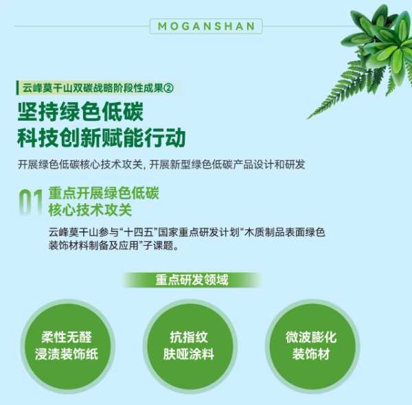 一图读懂双碳成果｜实施双碳战略，云峰莫干山在行动！