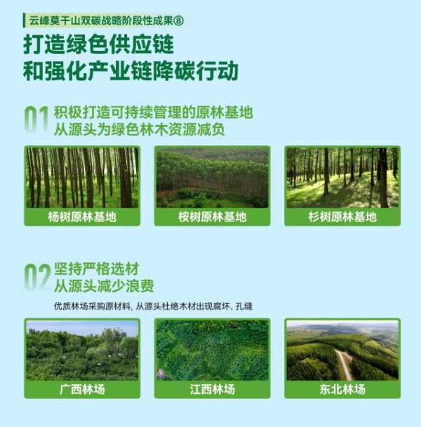 一图读懂双碳成果｜实施双碳战略，云峰莫干山在行动！