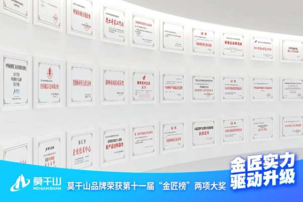 “金匠”实力 驱动升级丨莫干山品牌荣获第十一届“金匠榜”两项大奖！