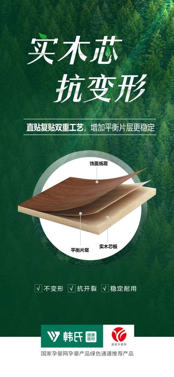 韩氏橡胶木免漆板丨六项核心优势，守护居家健康