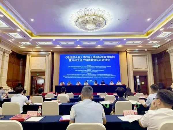 德华兔宝宝协办《难燃胶合板》等5项人造板标准宣贯培训暨木材工业产销监管链认证研讨会