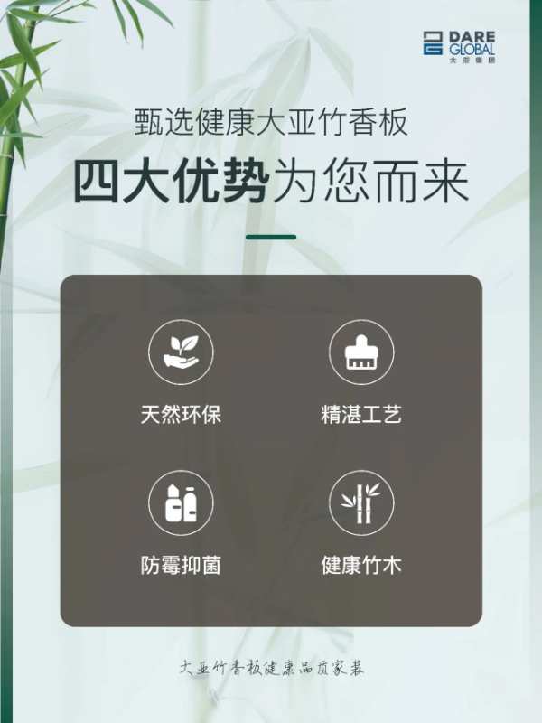 重磅！大亚宿迁工厂推出新品“大亚竹香板”！