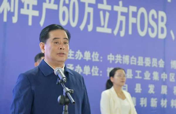 广西德利年产60万立方FOSB、OSB生产线闪耀启航！