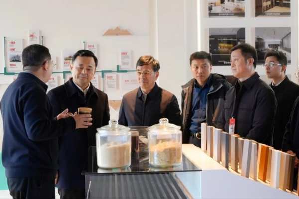 江西省副省长陈敏莅临江西鲁丽木业开展调研工作