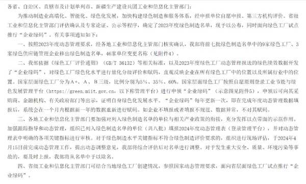 新年新荣誉|天坛木业荣登国家工信部“2023年度绿色制造名单”