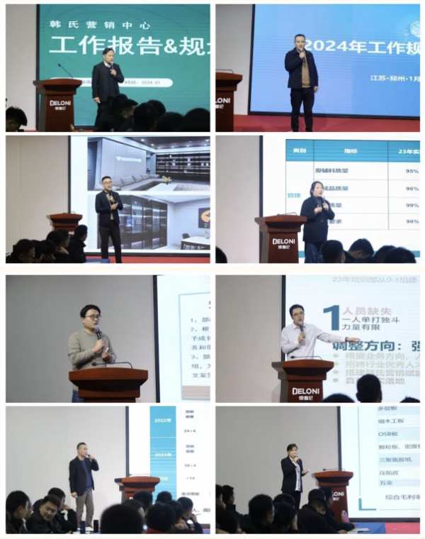 韩氏板材2023年度工作总结暨2024年工作汇报大会圆满召开