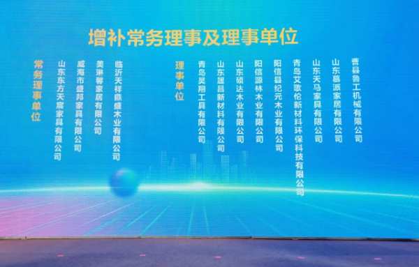热烈祝贺临沂天祥鼎盛木业有限公司当选山东省家具协会常务理事单位