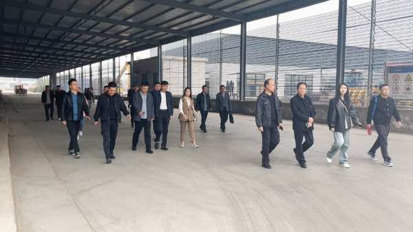 洛阳市建筑装饰协会参观洛宁三环华兰公司厂区