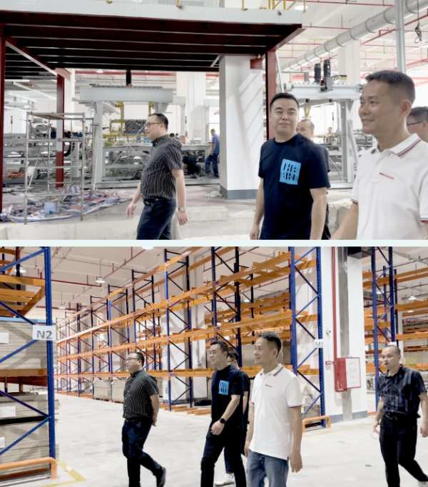 广东省定制家居协会秘书长曾勇先生一行莅临志华集团并参观欣创智能智造基地