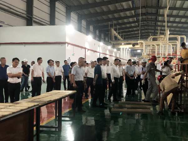桂平市年中工作会议组走进宝尔康新材观摩调研