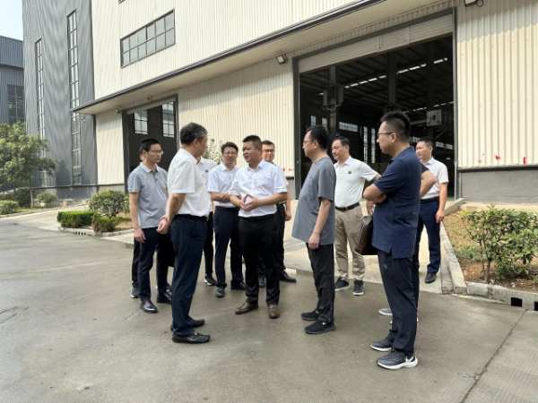 俏家板业 | 德华集团董事长丁鸿敏莅临俏家爱格参观指导