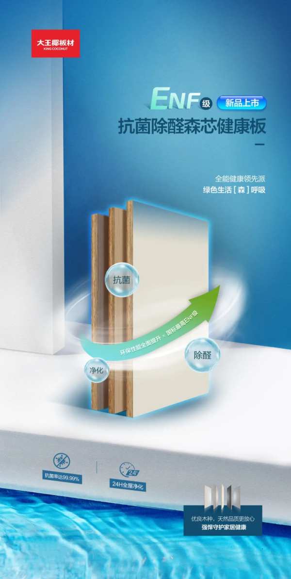 新品上市 | ENF级功能森芯健康板开启绿色生活「森」呼吸