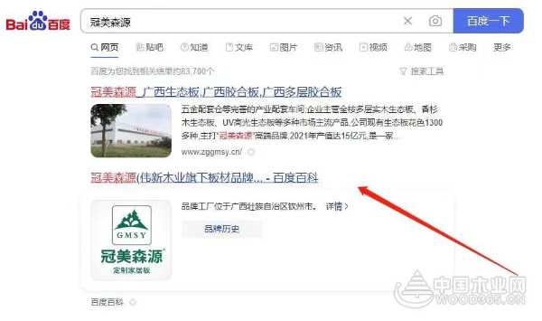 创建品牌专属空间 冠美森源百度百科词条上线！