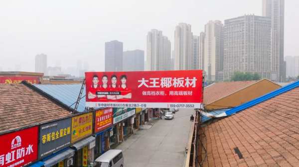 引爆品牌传播丨大王椰国羽形象火遍大武汉主流建材商圈