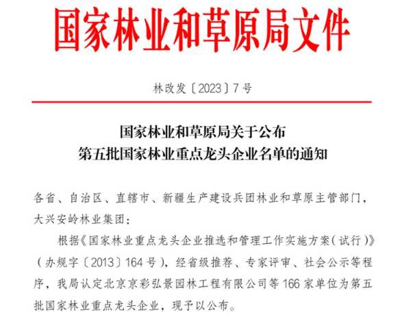 壮象获评“国家林业重点龙头企业”