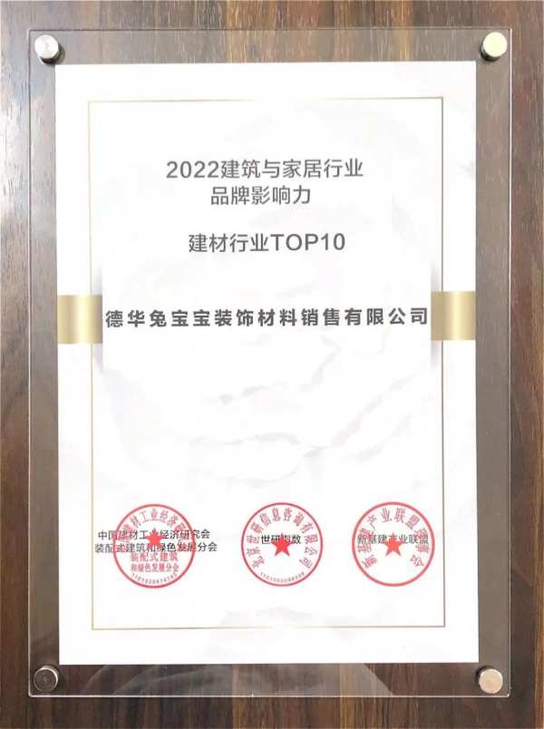 势不可挡 | 德华兔宝宝2022年荣誉回顾