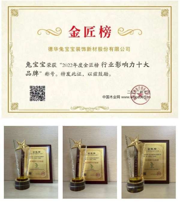 势不可挡 | 德华兔宝宝2022年荣誉回顾