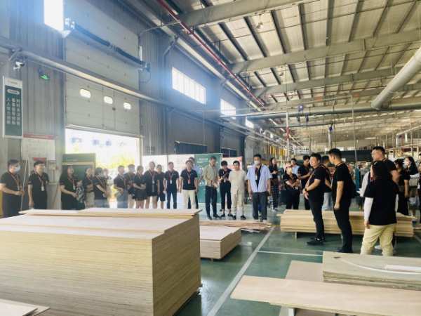 启航大家居！兔宝宝全屋定制南京柏圣家居团队到总部游学参观