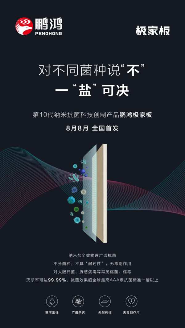 一「盐」为定，鹏鸿板材抗菌黑科技大揭秘