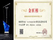 突出重围实力见证 地球村斩获金匠榜“绿色优质供应商十大品牌”