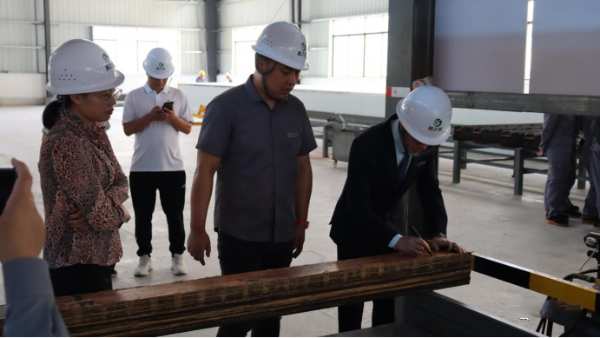 瀚之源集团江西园区重组木生产线试生产仪式圆满成功