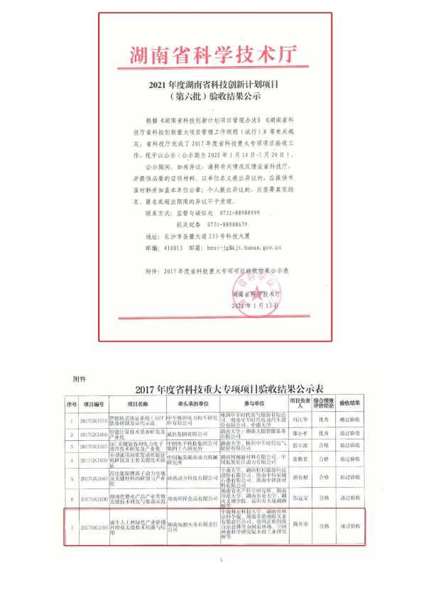 福湘 | 湖南省科技重大专项项目《速生人工林绿色产业链循环增效关键技术创新与应用》结果公示