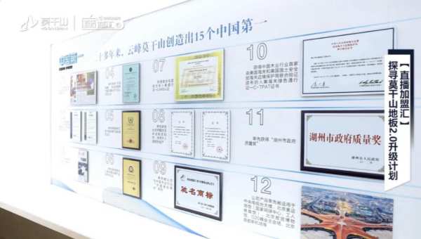  “眼界决定格局 选择决定未来”莫干山地板年终直播招商会成功举办！