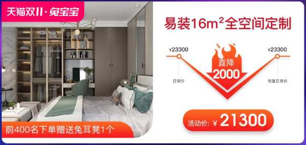 兔宝宝双11再创佳绩！总成交额突破2.3亿！