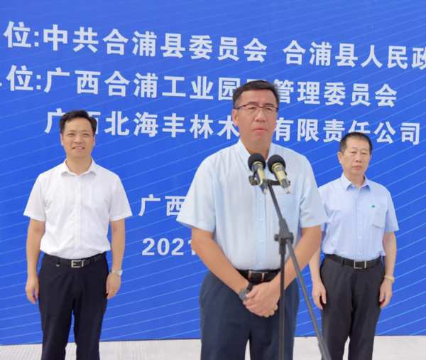 丰林木材产业生产基地项目正式开工
