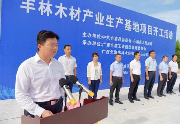 丰林木材产业生产基地项目正式开工
