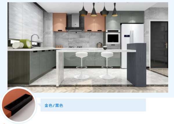 这款镶嵌暗拉手，竟是平板柜门的“养颜”之道