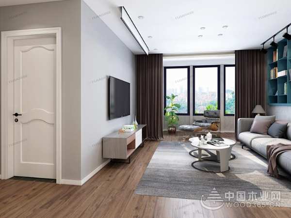 兔宝宝地板分享地板+木门的色彩风格搭配