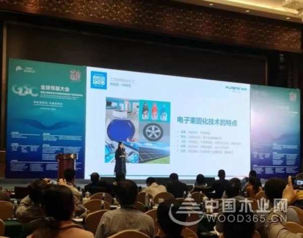 2020全球饰面板大会，付秋霞分享EB电子束技术的原理及应用