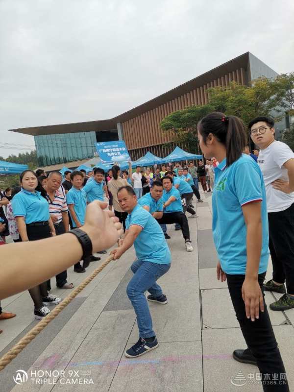 团结奋进勇向前 明源木业拔河比赛圆满收官
