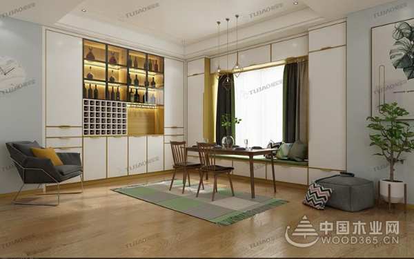 兔宝宝整体衣柜：餐厅一定要装餐边柜吗？