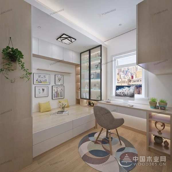 兔宝宝全屋定制的榻榻米设计，让人眼前一亮！