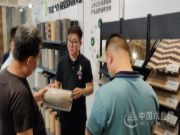 兔宝宝70多款科技木皮亮相国际家具展