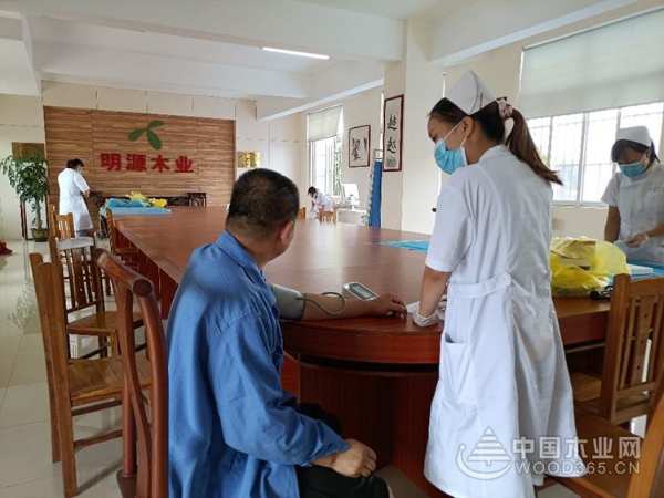 关心员工，关注健康，明源木业组织开展职工健康体检工作！