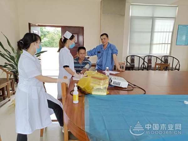 关心员工，关注健康，明源木业组织开展职工健康体检工作！