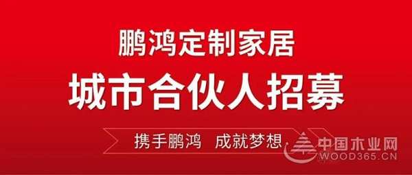 全国招募 | 鹏鸿定制家居“城市合伙人”等你同行