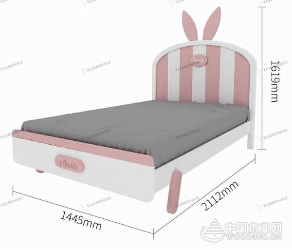 兔宝宝儿童家居丨魔法兔的慕斯卷，这样甜甜的房间你爱吗？